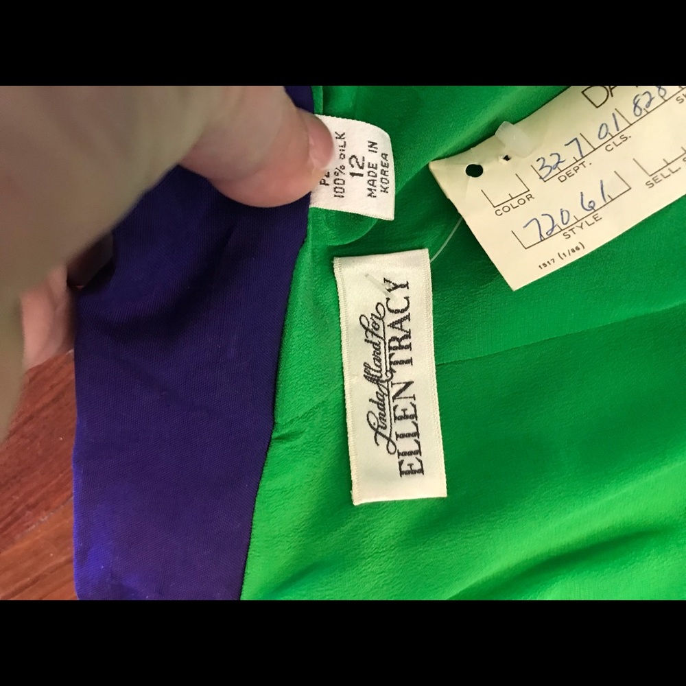 Vintage Ellen Tracy  Silk Jacket (Only) - Picture 4 of 5